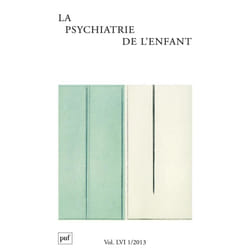 ISBN psychiatrie de l'enfant 2013, vol. 56 (1) livre Psychologie Français