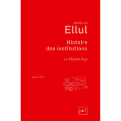 ISBN Histoire des institutions. Le Moyen Âge livre Loi Français