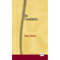 ISBN De l'exaltation livre Psychologie Français