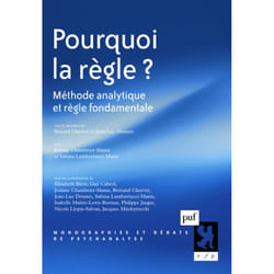 ISBN Pourquoi la règle ? livre Psychologie Français