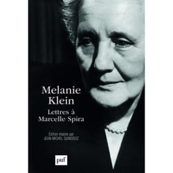 ISBN Melanie Klein, Lettres à Marcelle Spira livre Psychologie Français