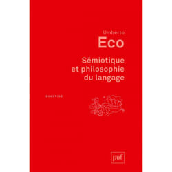 ISBN Sémiotique et philosophie du langage livre Littérature Français