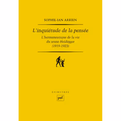 ISBN L'inquiétude de la pensée, philosophie, Français, 392 pages
