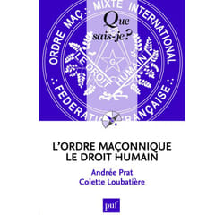 ISBN L'ordre maçonnique le Droit Humain livre Religion Français