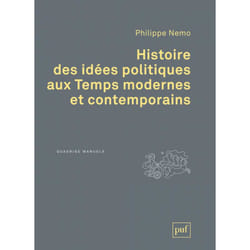 ISBN Histoire des idées politiques aux Temps modernes et contemporains livre Loi Français