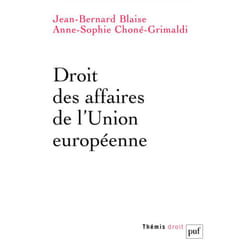 ISBN Droit des affaires de l'Union européenne livre Loi Français