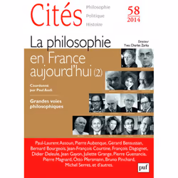 ISBN Cités 2014, n° 58, philosophie, Français, 192 pages