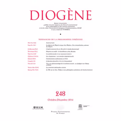 ISBN Diogène 2014, n° 248, philosophie, Français, 176 pages