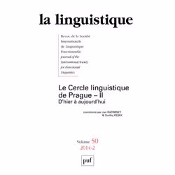 ISBN linguistique 2014, vol. 50 (2), Littérature, Français, 160 pages