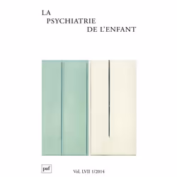 ISBN psychiatrie de l'enfant 2014, vol. 57 (1), Psychologie, Français, 320 pages