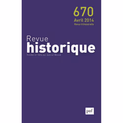 ISBN Revue historique 2014, n° 670, histoire, Français, 248 pages