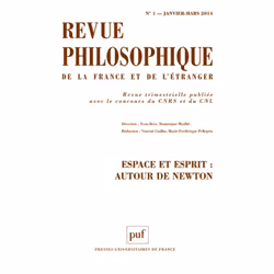 ISBN Revue philosophique 2014, t. 139 (1), philosophie, Français, 128 pages