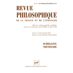 ISBN Revue philosophique 2014, t. 139 (4) livre philosophie Français
