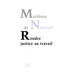 ISBN Rendre justice au travail livre Education Français