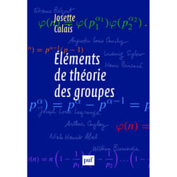 ISBN Éléments de théorie des groupes livre Littérature scientifique Français