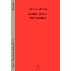 ISBN Justice pénale internationale, Loi, Français, 232 pages
