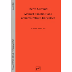 ISBN Manuel d'institutions administratives françaises, Loi, Français, 336 pages