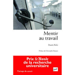 ISBN Mentir au travail livre Psychologie Français