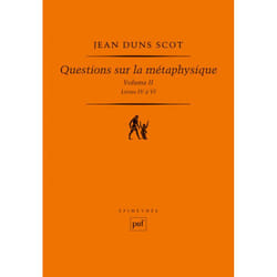 ISBN Questions sur la métaphysique, II livre philosophie Français