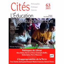 ISBN Cités 2015, n° 63, philosophie, Français, 192 pages
