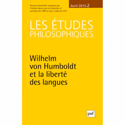 ISBN études philosophiques 2015, n° 2, philosophie, Français, 144 pages