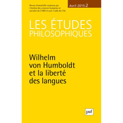ISBN études philosophiques 2015, n° 2 livre philosophie Français