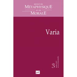 ISBN RMM 2015, n° 3 livre philosophie Français