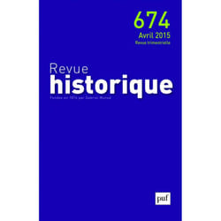 ISBN Revue historique 2015, n° 674 livre histoire Français