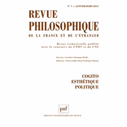 ISBN Revue philosophique 2015, t. 140 (1), philosophie, Français, 128 pages