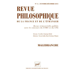 ISBN Revue philosophique 2015, t. 140 (4) livre philosophie Français