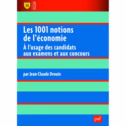 ISBN Les 1001 notions de l'économie, Économie, Français, 224 pages