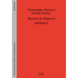 ISBN Manuel de finances publiques livre Loi Français 624 pages