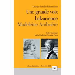 ISBN ANNÉE BALZACIENNE HS 2015, Littérature, Français