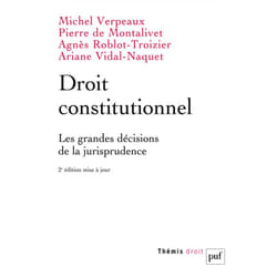 ISBN Droit constitutionnel. Les grandes décisions de la jurisprudence livre Loi Français