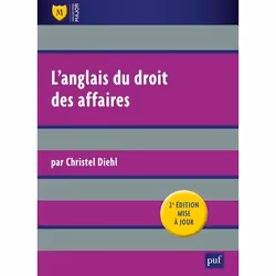ISBN L'anglais du droit des affaires