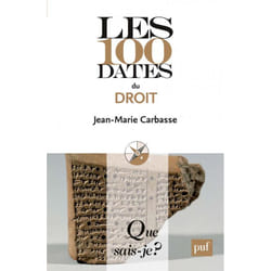 Les 100 dates du droit (2e édition) (2e édition)