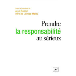 ISBN Prendre la responsabilité au sérieux livre société Français
