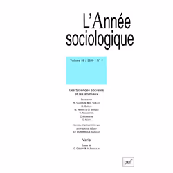 ISBN année sociologique 2016, vol. 66 (2), Education, Français, 288 pages