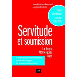 ISBN Servitude et soumission livre philosophie Français
