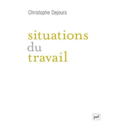 ISBN Situations du travail livre Psychologie Français