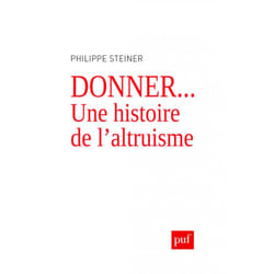 ISBN Donner... Une histoire de l'altruisme livre Education Français