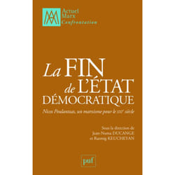 ISBN La fin de l'État démocratique livre philosophie Français