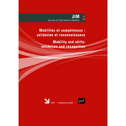 ISBN Journal of International Mobility 2016, vol. 4 livre Education Français