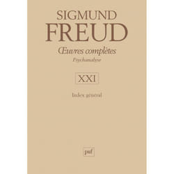 ISBN Œuvres complètes - psychanalyse - vol. XXI : Index général livre Psychologie Français