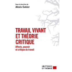 ISBN Travail vivant et théorie critique livre Psychologie Français