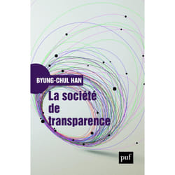 ISBN La société de transparence livre philosophie Français