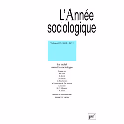 ISBN année sociologique 2017, vol. 67 (2), Education, Français, 288 pages