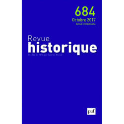ISBN Revue historique 2017, n° 684 livre histoire Français