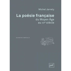 ISBN La poésie française du Moyen Âge au XXe siècle livre Littérature Français