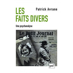 ISBN Les faits divers. Une psychanalyse livre Psychologie Français